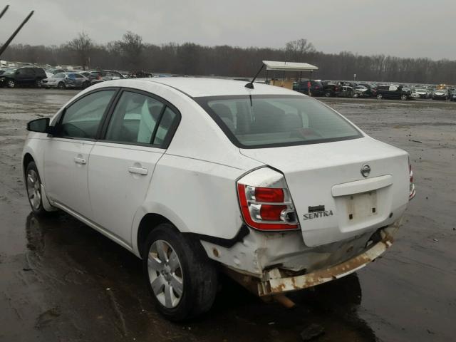 3N1AB61E38L730675 - 2008 NISSAN SENTRA 2.0 WHITE photo 3