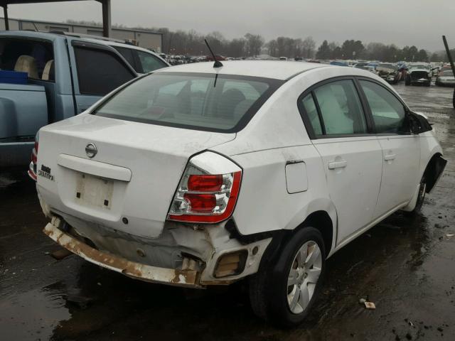 3N1AB61E38L730675 - 2008 NISSAN SENTRA 2.0 WHITE photo 4