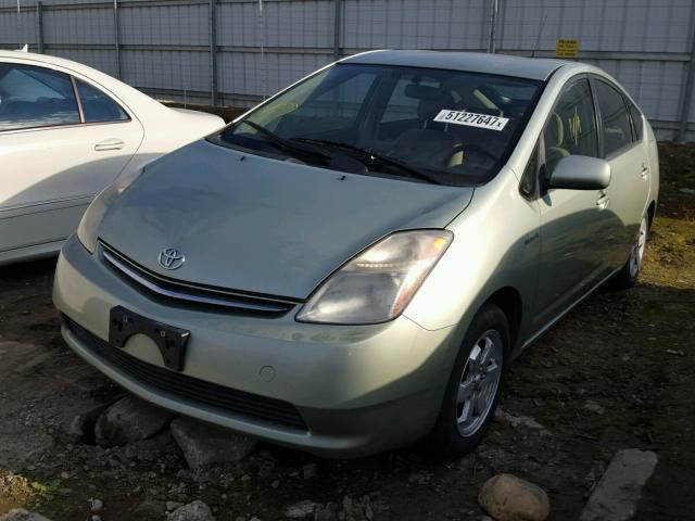 JTDKB20U077689704 - 2007 TOYOTA PRIUS GREEN photo 2