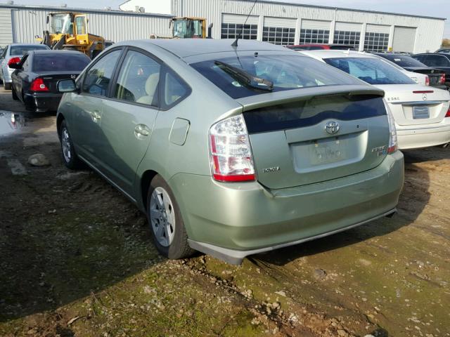 JTDKB20U077689704 - 2007 TOYOTA PRIUS GREEN photo 3