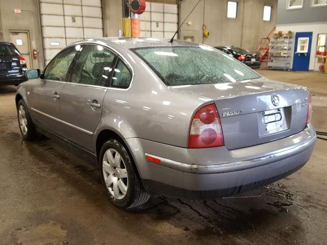 WVWTH63B63P267001 - 2003 VOLKSWAGEN PASSAT GLX 灰色 照片 3