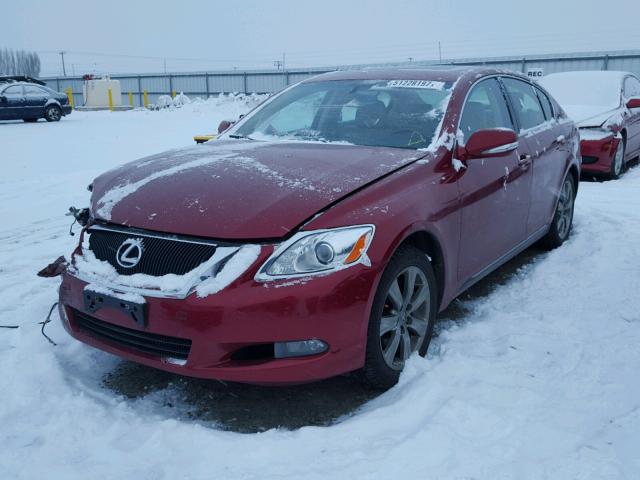 JTHCE96S390022906 - 2009 LEXUS GS 350 RED photo 2