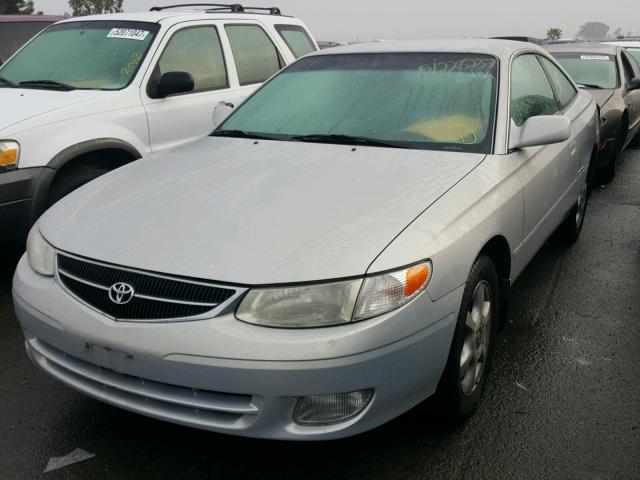 2T1CF22P91C439755 - 2001 TOYOTA CAMRY SOLA SILVER photo 2