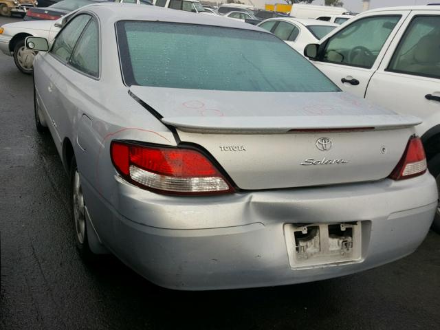 2T1CF22P91C439755 - 2001 TOYOTA CAMRY SOLA SILVER photo 3