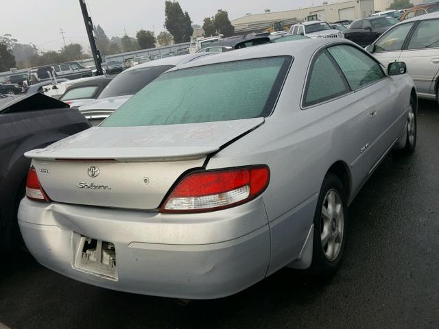 2T1CF22P91C439755 - 2001 TOYOTA CAMRY SOLA SILVER photo 4