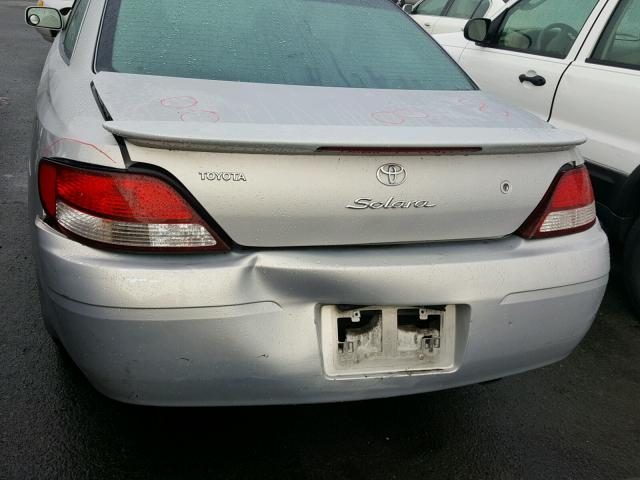 2T1CF22P91C439755 - 2001 TOYOTA CAMRY SOLA SILVER photo 9