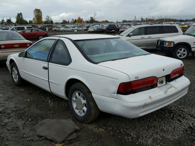 1FALP6242SH111445 - 1995 FORD THUNDERBIR WHITE photo 3