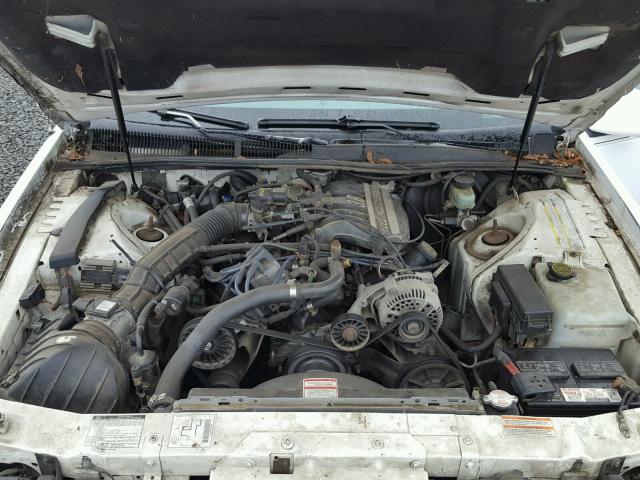 1FALP6242SH111445 - 1995 FORD THUNDERBIR WHITE photo 7