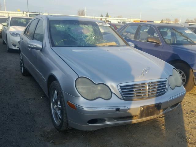 WDBRF64J91F111073 - 2001 MERCEDES-BENZ C 320 SILVER photo 1