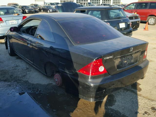 1HGEM22684L083092 - 2004 HONDA CIVIC LX GRAY photo 3