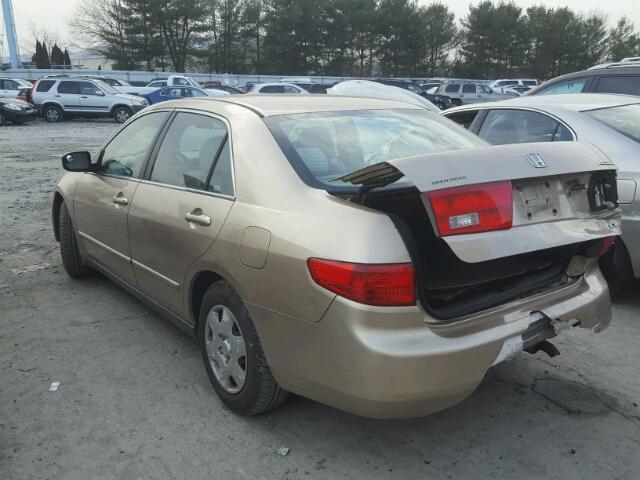 1HGCM56415A124015 - 2005 HONDA ACCORD LX GOLD photo 3