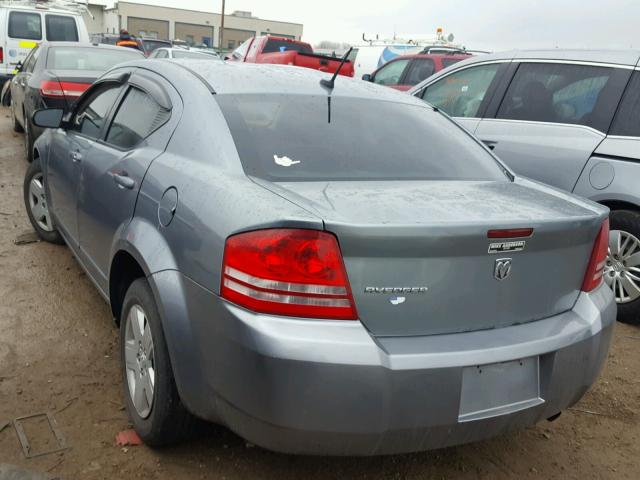 1B3LC46K38N611970 - 2008 DODGE AVENGER SE GRAY photo 3