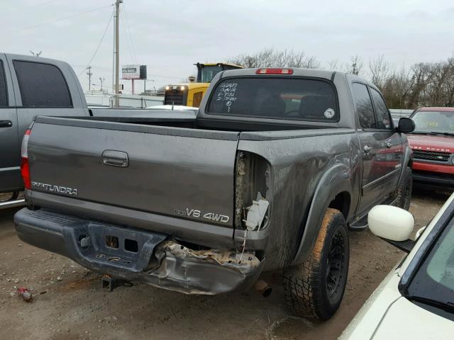 5TBDT48156S538592 - 2006 TOYOTA TUNDRA DOU GRAY photo 4