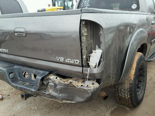 5TBDT48156S538592 - 2006 TOYOTA TUNDRA DOU GRAY photo 9