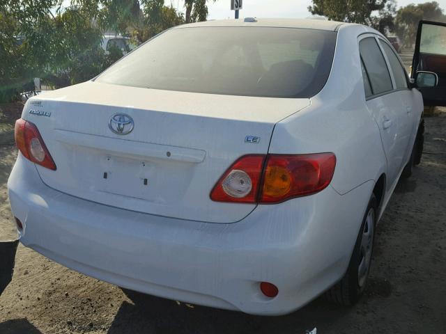 JTDBU4EE4A9109826 - 2010 TOYOTA COROLLA BA WHITE photo 4