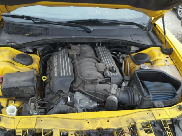 2C3CDXGJ5CH253814 - 2012 DODGE CHARGER SU YELLOW photo 7