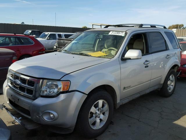 1FMCU59359KA28577 - 2009 FORD ESCAPE HYB GRAY photo 2