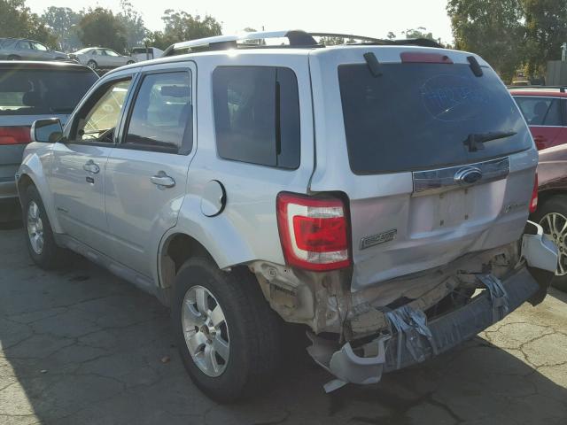 1FMCU59359KA28577 - 2009 FORD ESCAPE HYB GRAY photo 3