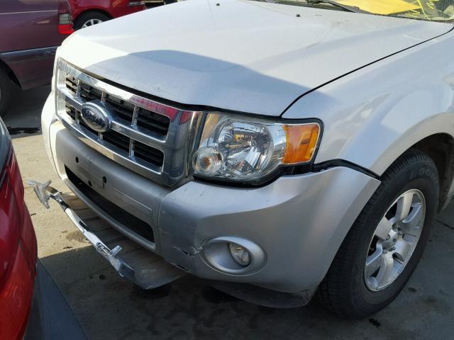 1FMCU59359KA28577 - 2009 FORD ESCAPE HYB GRAY photo 9