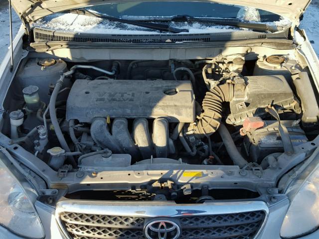 1NXBR32E18Z961554 - 2008 TOYOTA COROLLA CE SILVER photo 7