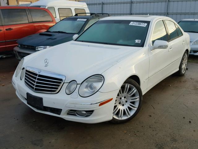 WDBUF56X07B010641 - 2007 MERCEDES-BENZ E 350 WHITE photo 2