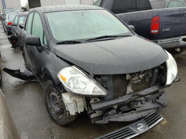 3N1BC11E39L453791 - 2009 NISSAN VERSA S BLACK photo 1