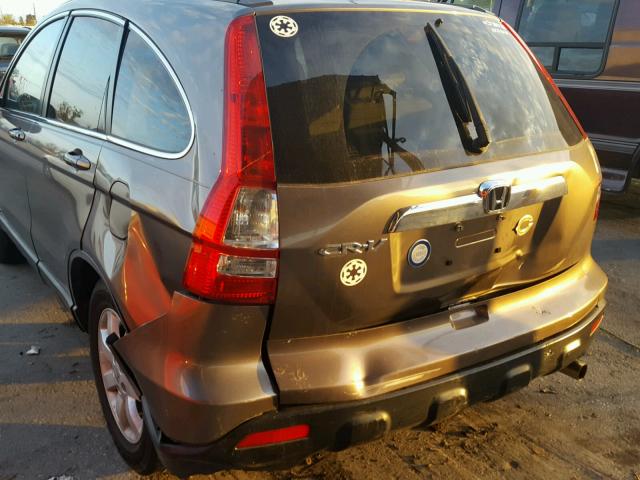 5J6RE38739L001676 - 2009 HONDA CR-V EXL GOLD photo 9