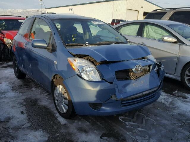 JTDJT923475080522 - 2007 TOYOTA YARIS BLUE photo 1