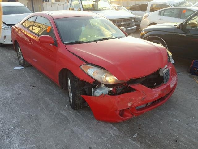 4T1CE38P85U502252 - 2005 TOYOTA CAMRY SOLA RED photo 1