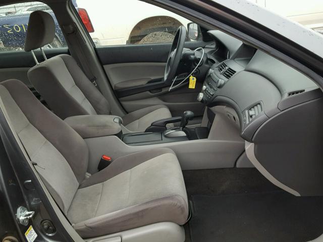 1HGCP26399A137906 - 2009 HONDA ACCORD LX GRAY photo 5