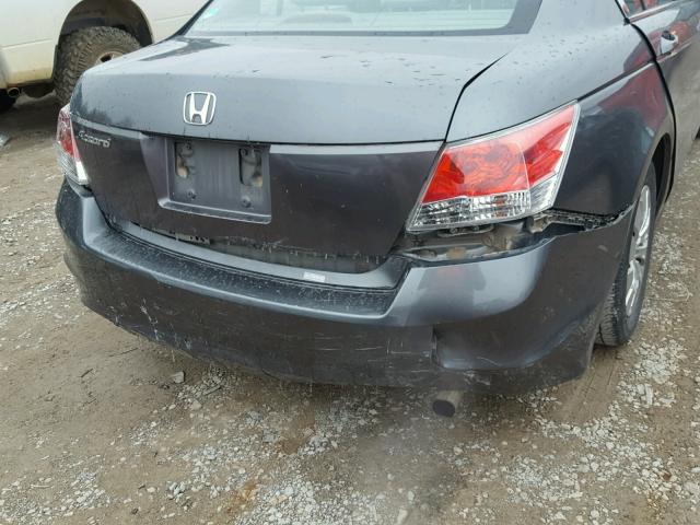 1HGCP26399A137906 - 2009 HONDA ACCORD LX GRAY photo 9