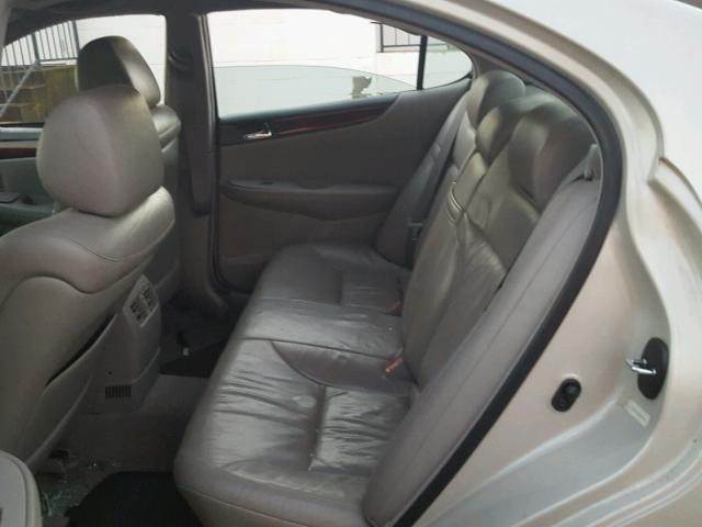 JTHBF30G130090865 - 2003 LEXUS ES 300 SILVER photo 6