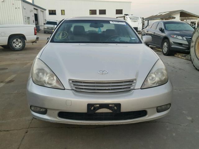 JTHBF30G130090865 - 2003 LEXUS ES 300 SILVER photo 9