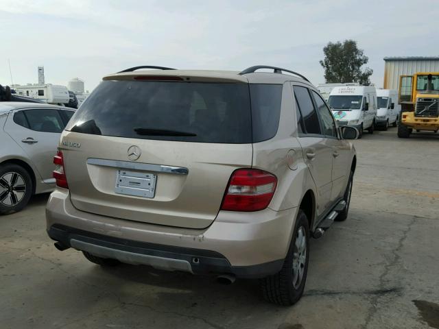 4JGBB86E06A011390 - 2006 MERCEDES-BENZ ML 350 GOLD photo 4