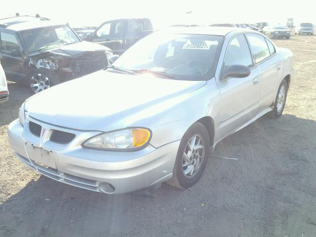 1G2NE52F53C290961 - 2003 PONTIAC GRAND AM S SILVER photo 2