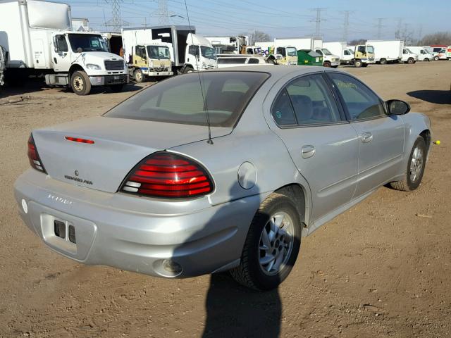 1G2NE52F53C290961 - 2003 PONTIAC GRAND AM S SILVER photo 4