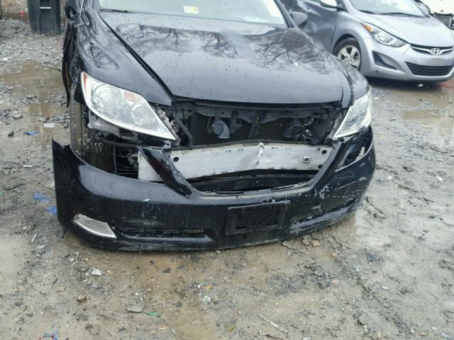 JTHCL46F195003219 - 2009 LEXUS LS 460 BLACK photo 9