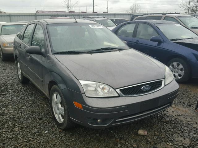 1FAFP34N87W305787 - 2007 FORD FOCUS ZX4 CHARCOAL photo 1