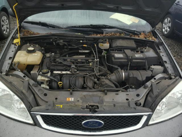 1FAFP34N87W305787 - 2007 FORD FOCUS ZX4 CHARCOAL photo 7