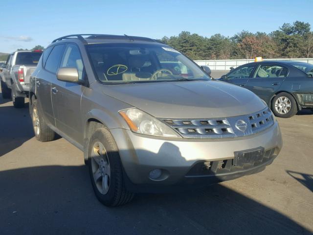 JN8AZ08WX5W441761 - 2005 NISSAN MURANO SL GOLD photo 1