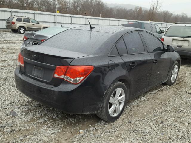 1G1P75SZ7E7107010 - 2014 CHEVROLET CRUZE BLACK photo 4