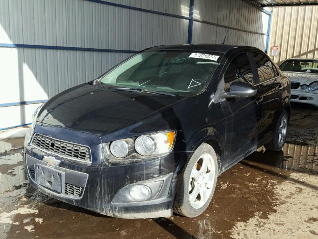 1G1JE5SH8C4175320 - 2012 CHEVROLET SONIC LTZ BLACK photo 2