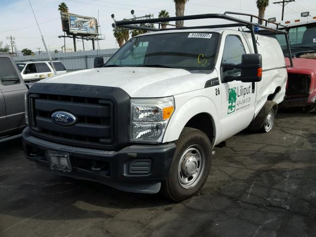 1FTBF2A68BEB58923 - 2011 FORD F250 SUPER WHITE photo 2