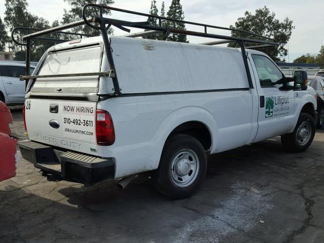 1FTBF2A68BEB58923 - 2011 FORD F250 SUPER WHITE photo 4