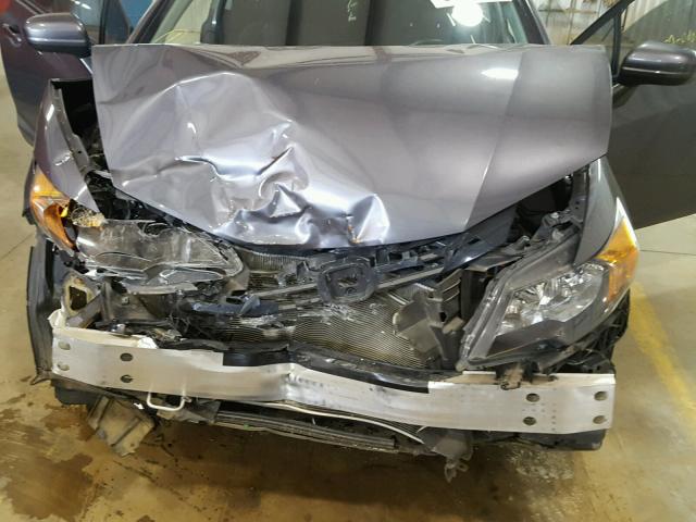 2HGFG3B56EH511054 - 2014 HONDA CIVIC LX SILVER photo 7