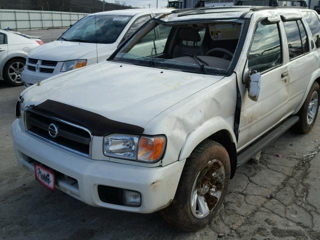 JN8DR09X83W701575 - 2003 NISSAN PATHFINDER WHITE photo 9