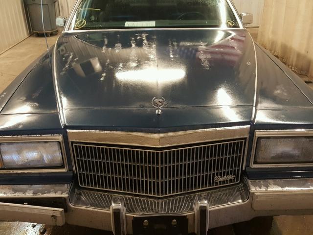 1G6DW5477LR733542 - 1990 CADILLAC BROUGHAM BLUE photo 9