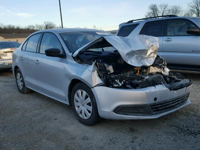 3VW1K7AJ7DM241830 - 2013 VOLKSWAGEN JETTA BASE SILVER photo 1