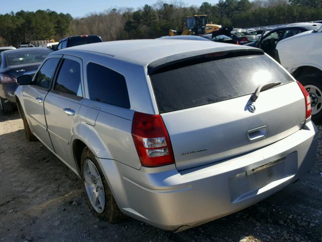 2D4FV47T36H188295 - 2006 DODGE MAGNUM SE SILVER photo 3