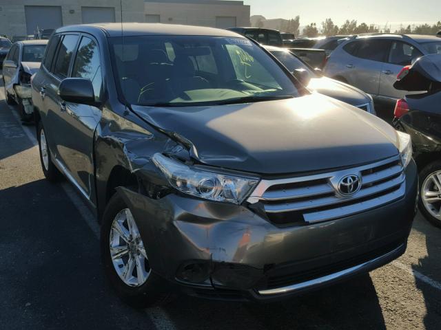 5TDZK3EH7CS064958 - 2012 TOYOTA HIGHLANDER GREEN photo 1